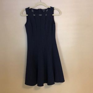 Simple sleeveless textured dress
